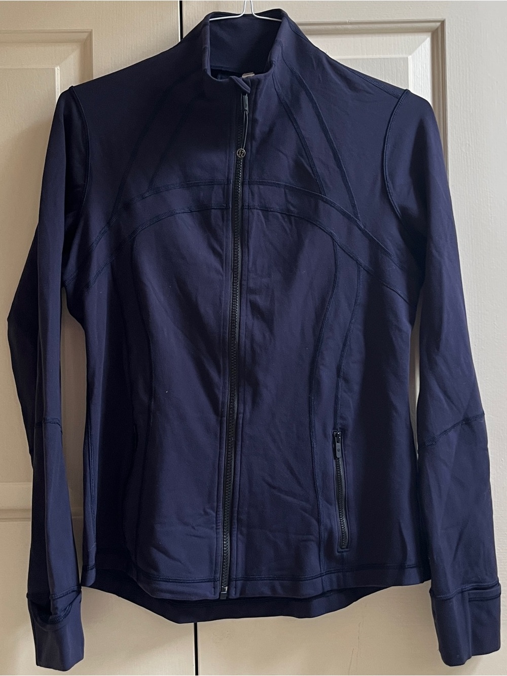 🍒LULULEMON sz 12 Classic DEFINE Jacket MIDNIGHT NAVY True Blue *LUON